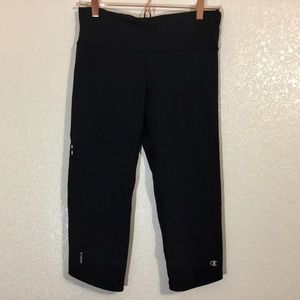 CHAMPION Black Active Cropped Leggings Size Medium